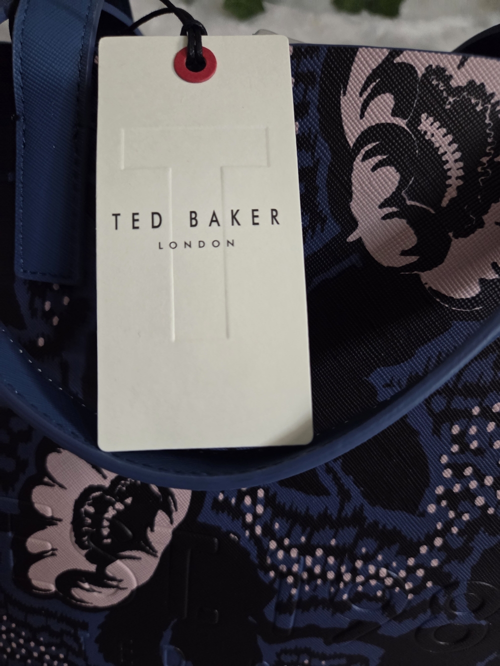 NWT - Ted Baker London Dielcon Graphic Floral Large Shopper Bag - Picture 3 of 11